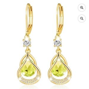 18K Gold Plated Teardrop Earrings